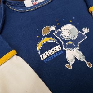 Los Angeles Chargers Football Onesie